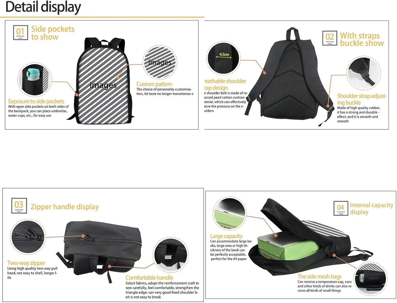 Beginterest Cool School Backpack for Girls Boys Kids Galaxy Backpack Set 3 Pieces with Lunch Box Pencil Case