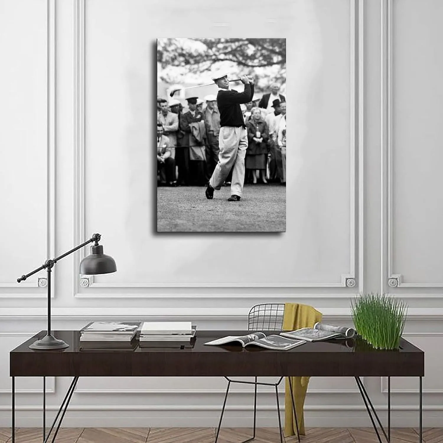 Ben Hogan Golf Poster55 Canvas Poster Bedroom Decor Sports Landscape Office Room Decor Gift Unframe:12x18inch(30x45cm)