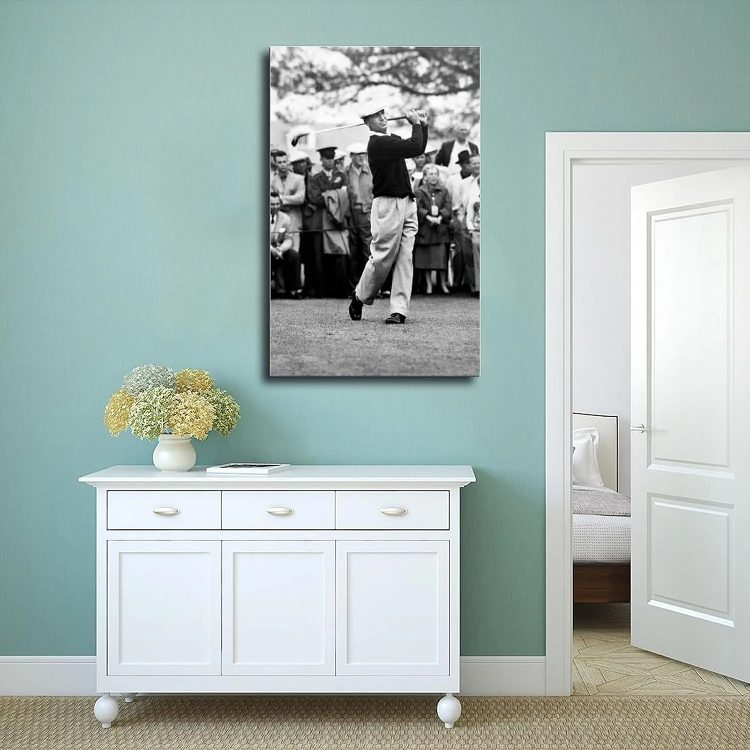 Ben Hogan Golf Poster55 Canvas Poster Bedroom Decor Sports Landscape Office Room Decor Gift Unframe:12x18inch(30x45cm)