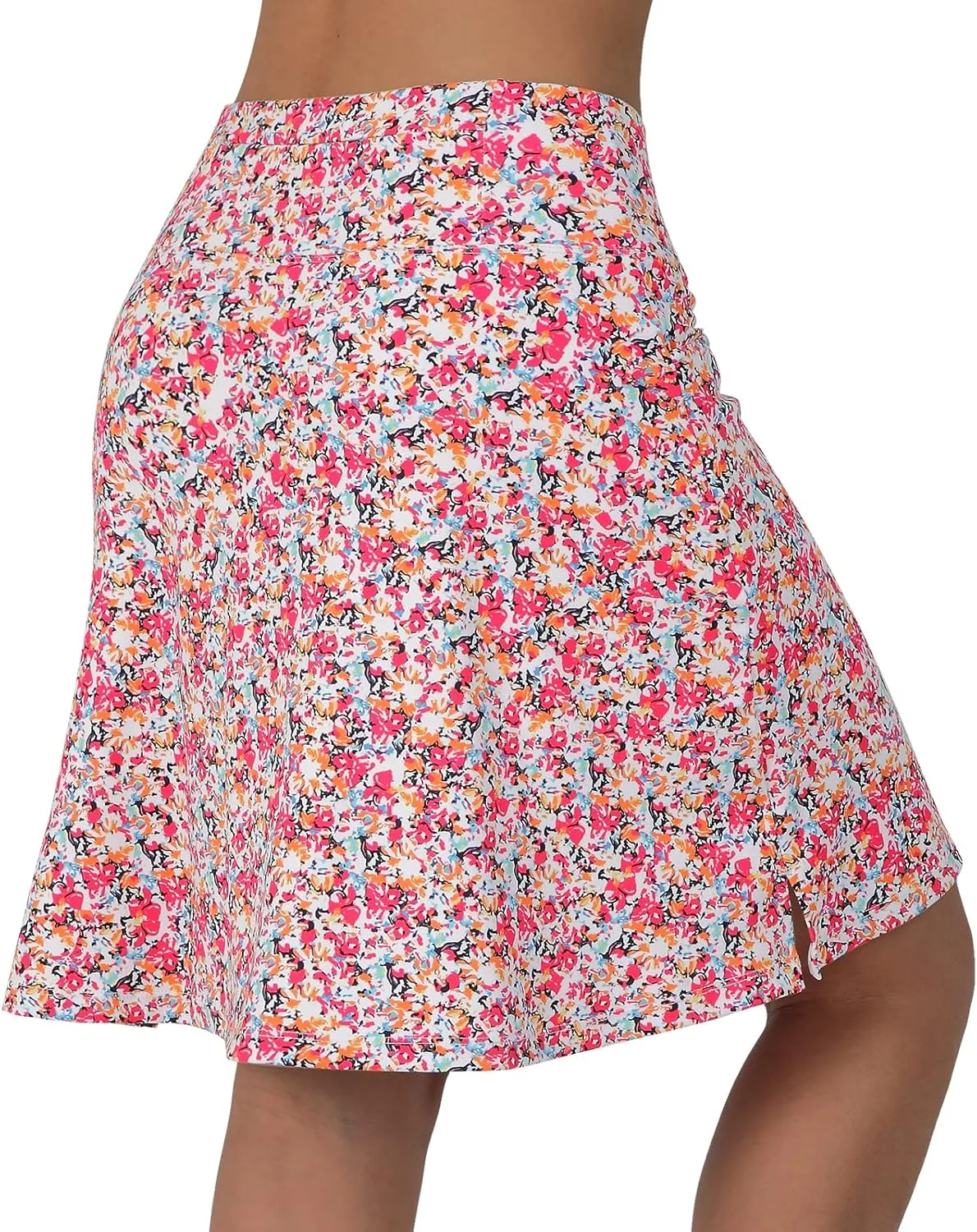 beroy Skorts Skirts for Women,20" Knee Length Skirted for Women,Athletic Skirt with Shorts