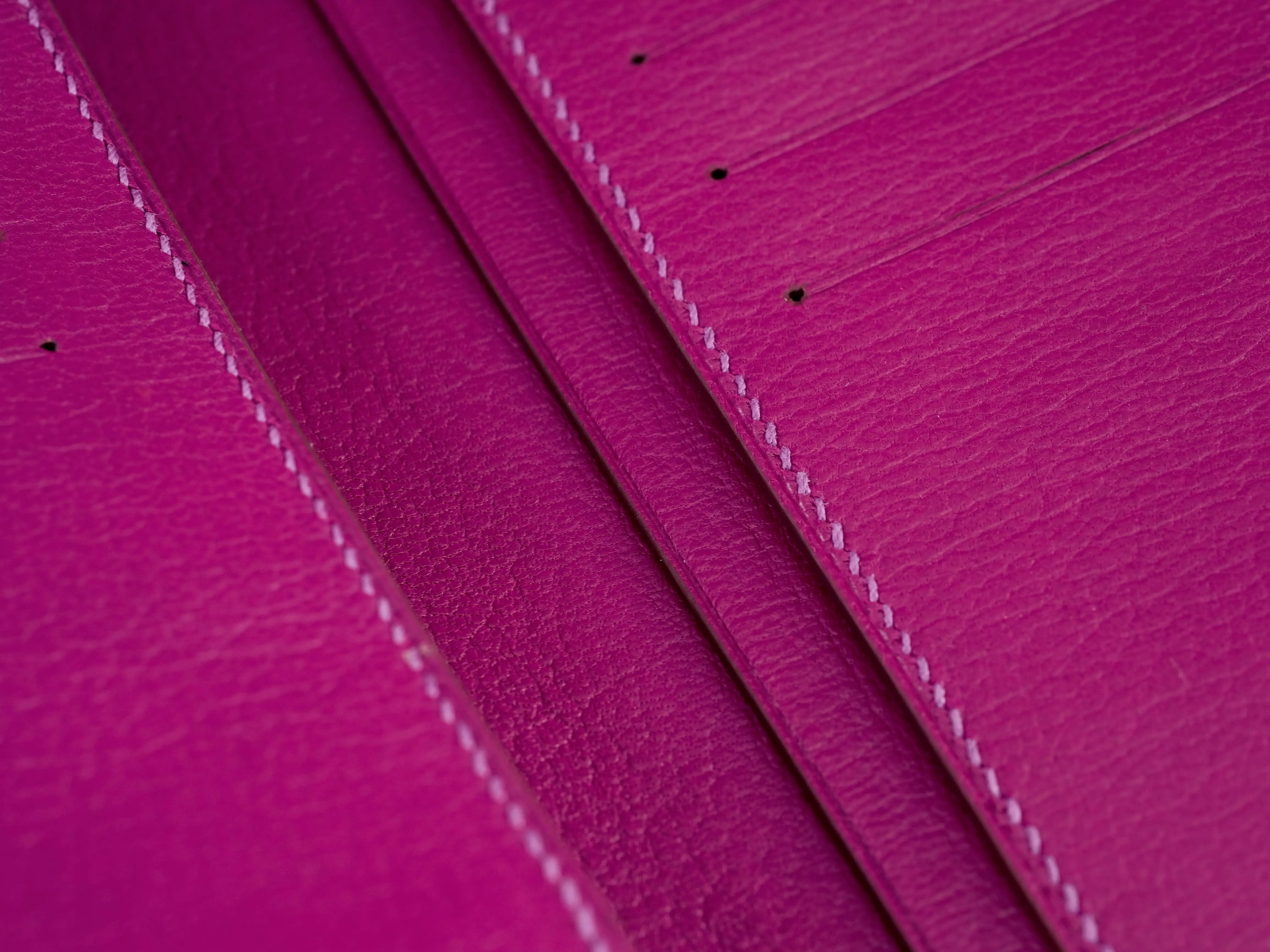 Bespoke Long Wallet in Multi-Purple Galaxy Crocodile