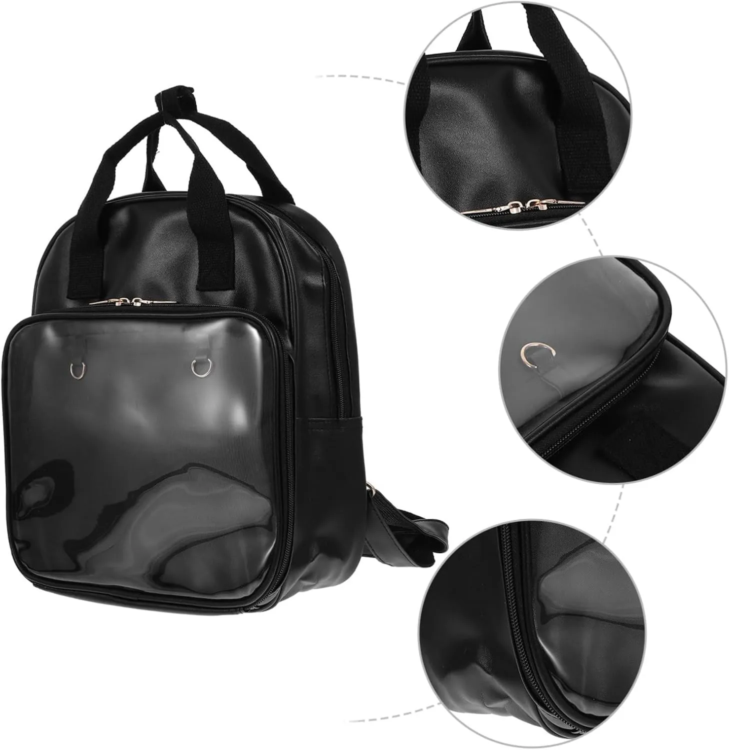 BESPORTBLE Candy Backpack for Girls School Bag Pvc Satchel Fashion Shoulder Bag for Boys and Girls Women