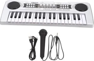 BESPORTBLE Piano Plaything Key Electronic Keyboard with Microphone Musical Education Present for Engaging Inspire Creativity and Musical Interest