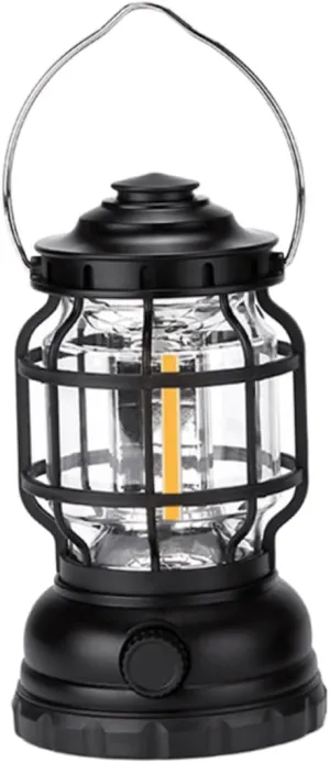 BESPORTBLE Vintage Outdoor Camping Lamp Multi-Functional Retro Lantern for Hiking Fishing Emergency Use for Tent Lighting Outdoor Decor Requires Aa Batteries