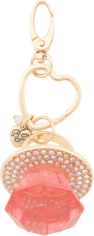 Betsey Johnson Backpack Purse Key Fob Charm