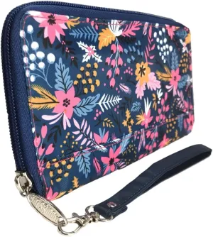 Big Skinny Women's Panther Clutch Slim Wallet, Holds Up to 40 Cards