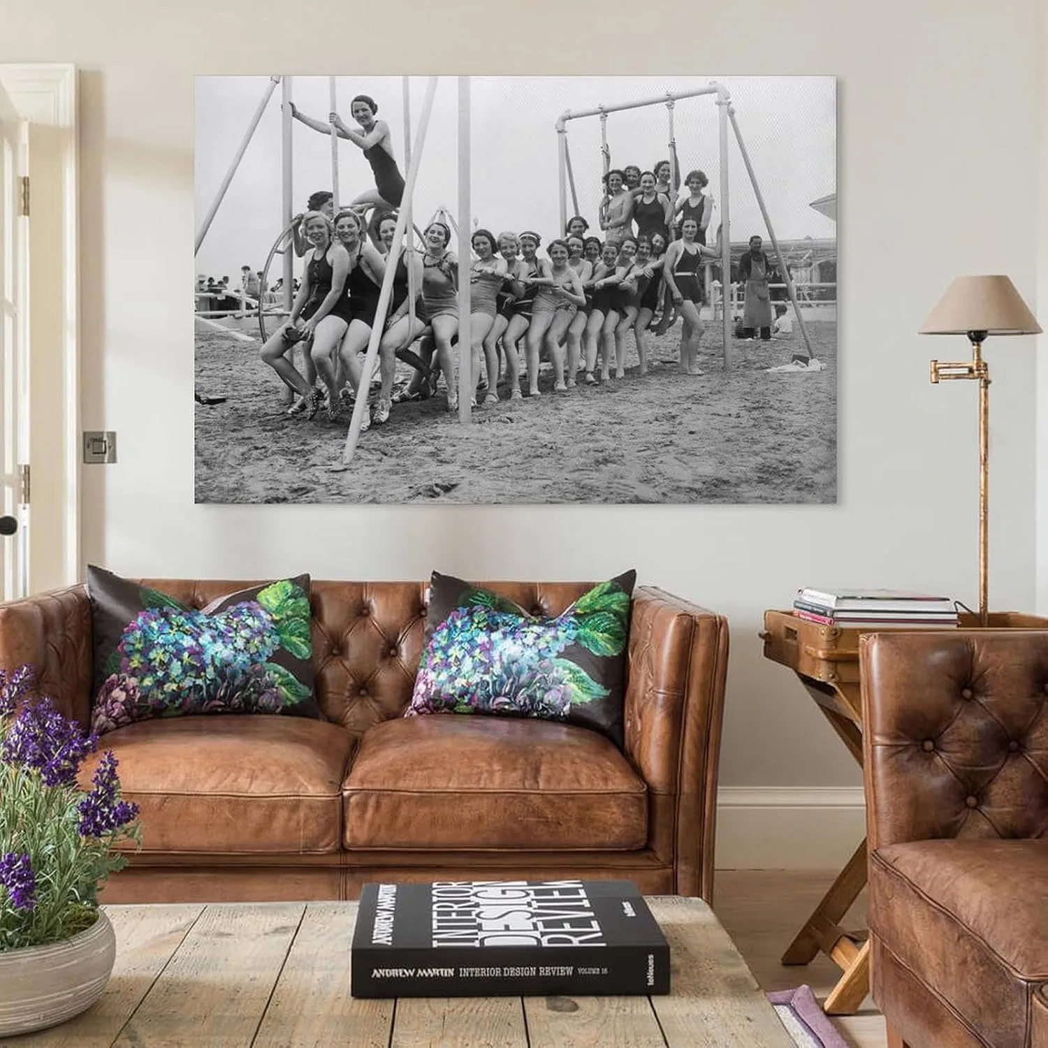 Bikini Hotties Summer Beach Amusement Park Fun Canvas Painting Retro Black And White Photography Art Poster Home Canvas Wall Decoration Canvas Painting Wall Art Poster for Bedroom Living Room Decor 16