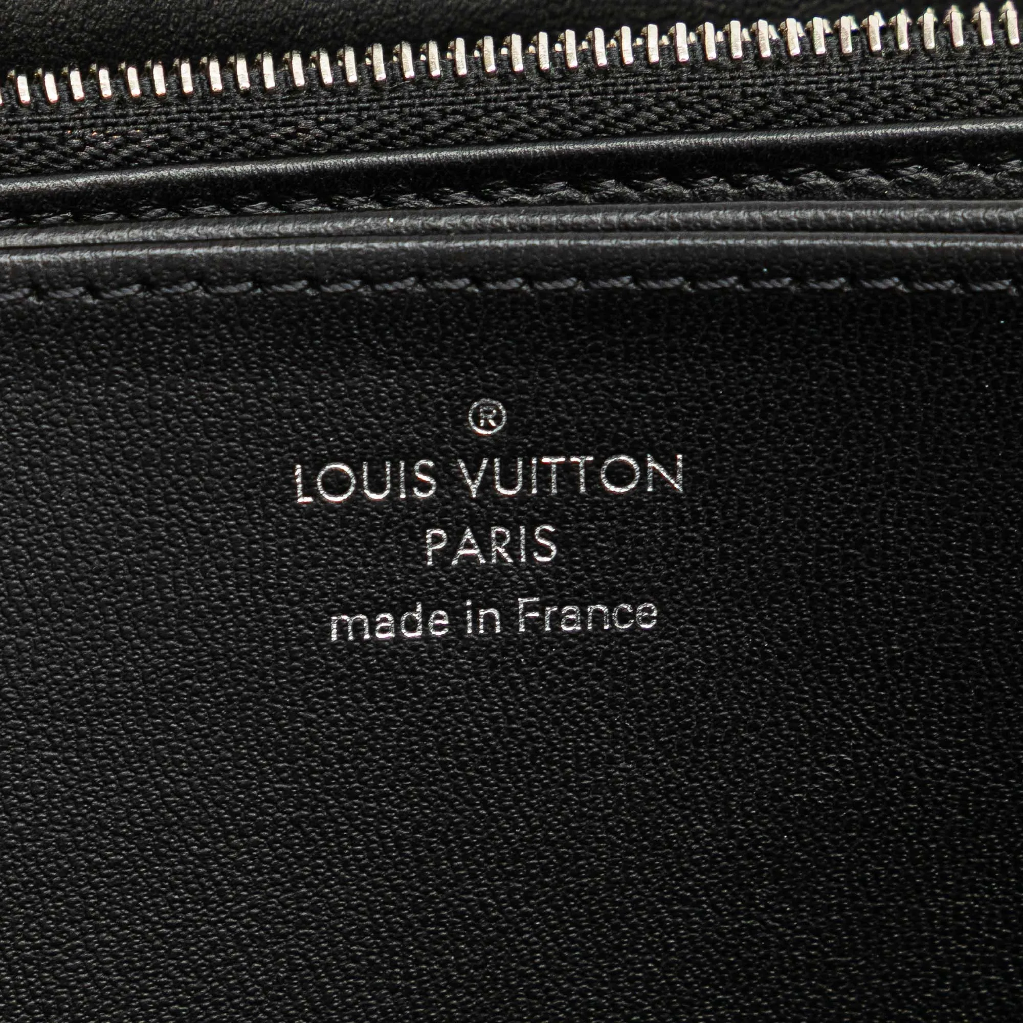 Black Louis Vuitton Monogram Mahina Zippy Wallet