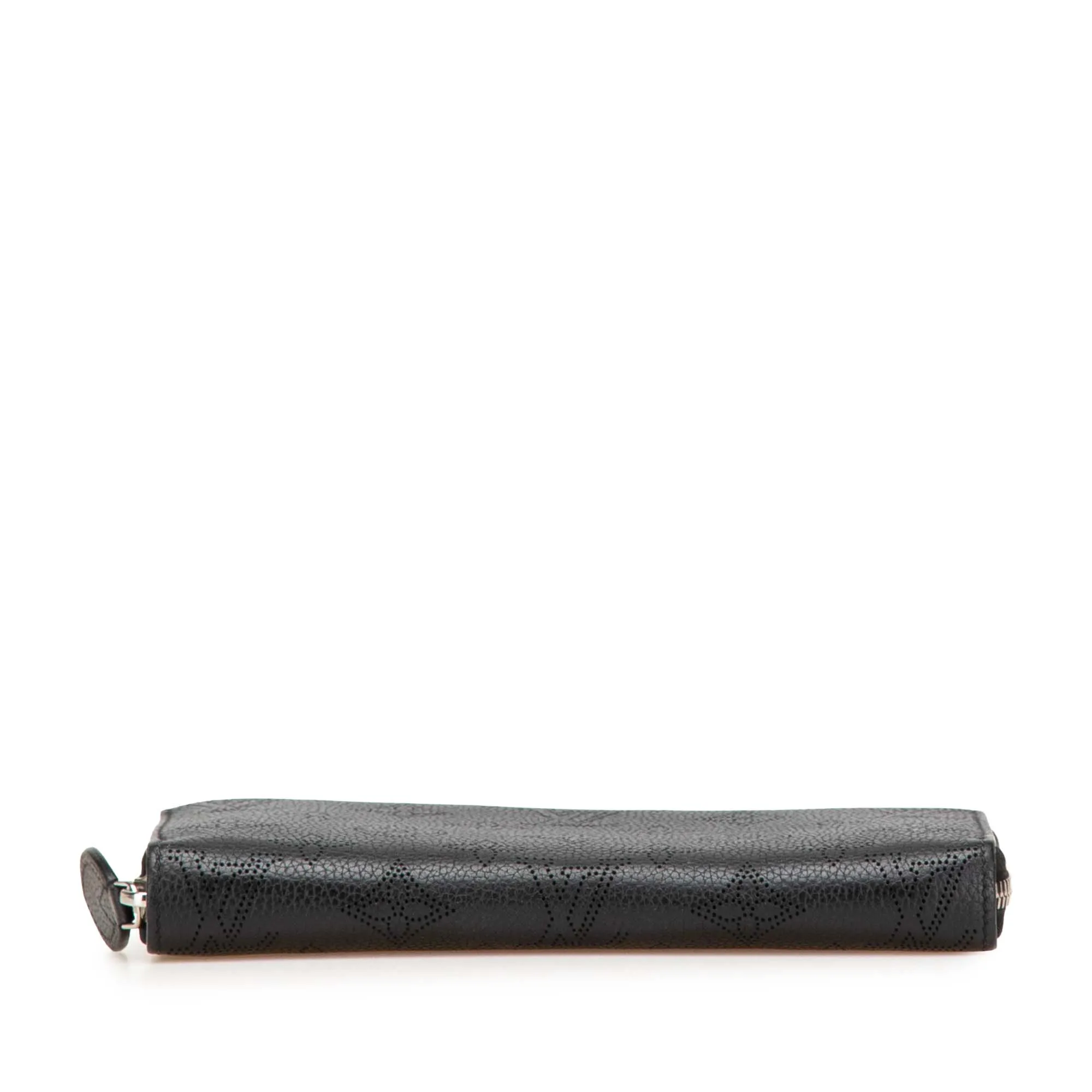 Black Louis Vuitton Monogram Mahina Zippy Wallet
