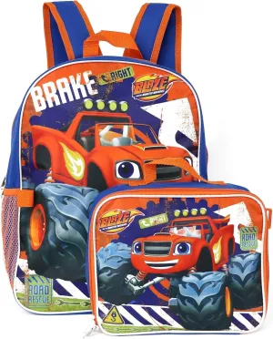 Blaze and the Monster Machines Backpack with Insulated Lunchbox (blue/multi)