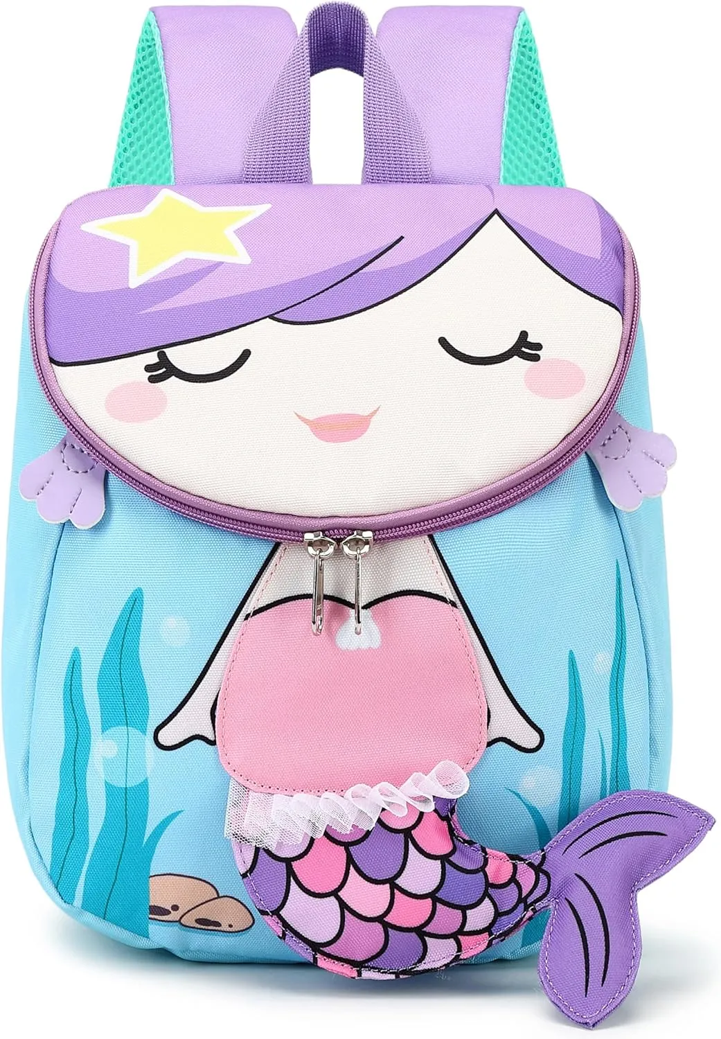 Bluboon Toddlers Backpack for Girls Cute Preschool Backpack 3D Schoolbag Toddler Bookbag for Kids