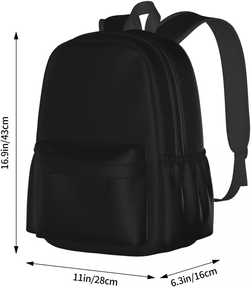 Blue Butterfly Multipurpose School Bag Bookbag for Teenage Boys Girls Daily Backpack