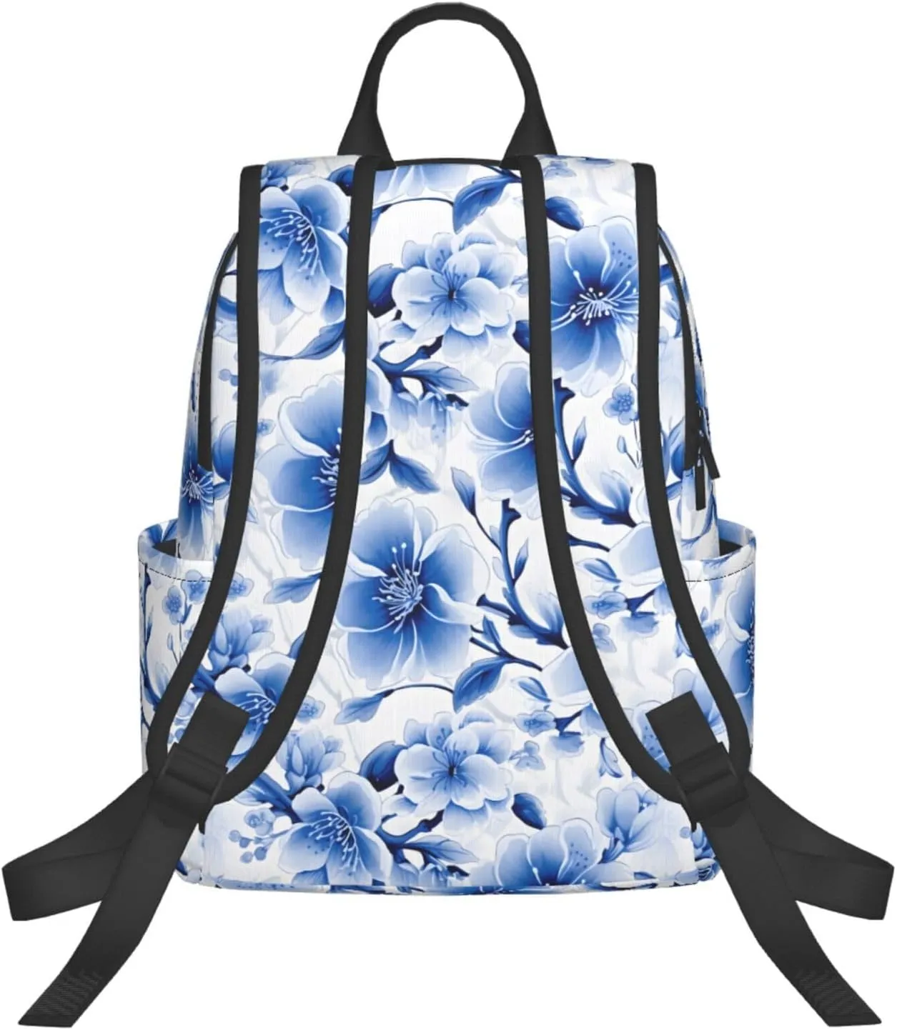 Blue Cherry Blossom Travel Backpack for Women Men Lightweight Laptop Backpack Casual Daypack Backpack Purse for Hiking Gym Camping Business