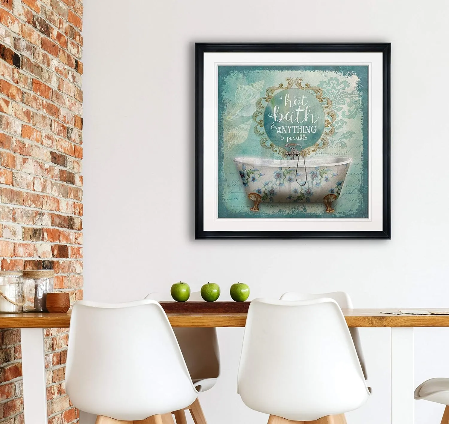 Blue Marble Coast Crab Painting Nursery Artwork Kids Ocean Beach Canvas Prints Art Framed Animal Wall Decor