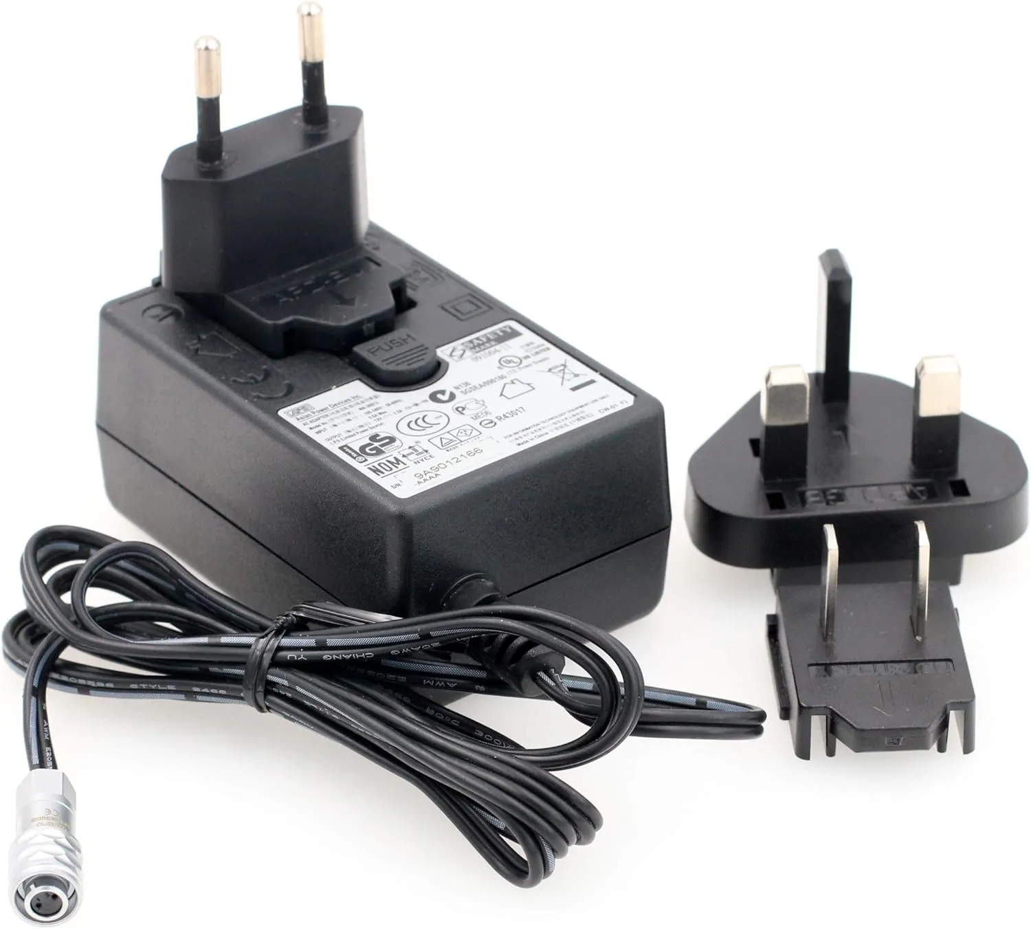 BMPCC 4K 6K Pro 12V AC DC Power Supply Adapter for Blackmagic Design Pocket Cinema Camera