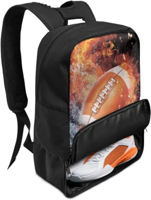Boys Backpack with Shoe Compartment for Kids Children Equipment Bag