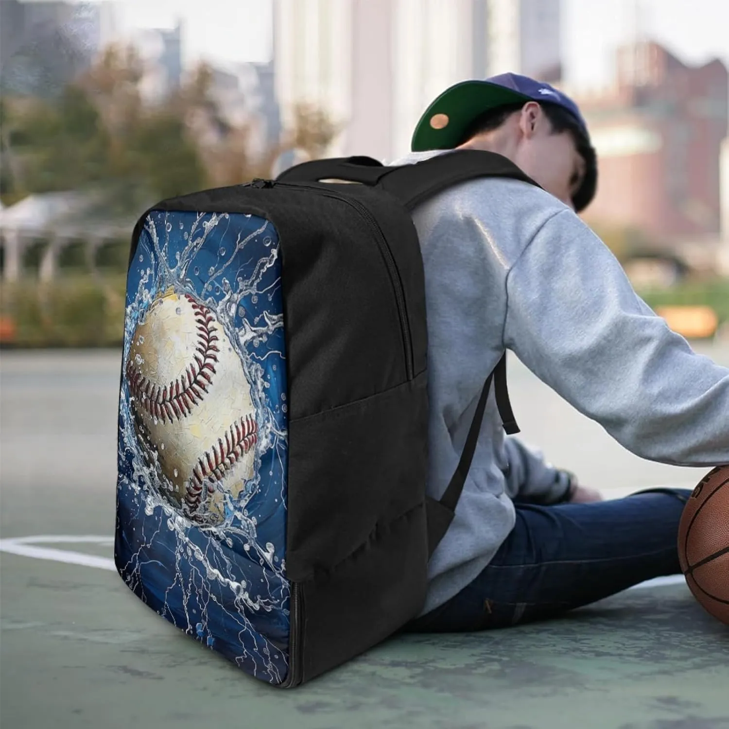 Boys Equipment Bag with Shoe Compartment for Kids Sports Backpack