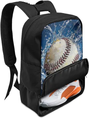 Boys Equipment Bag with Shoe Compartment for Kids Sports Backpack