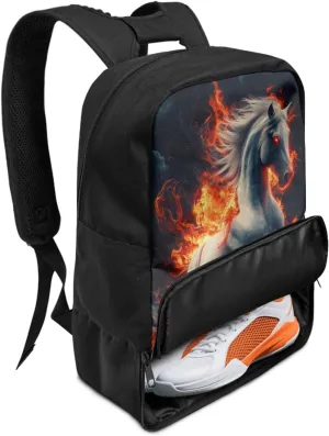 Boys Equipment Bag with Shoe Compartment for Kids Sports Backpack