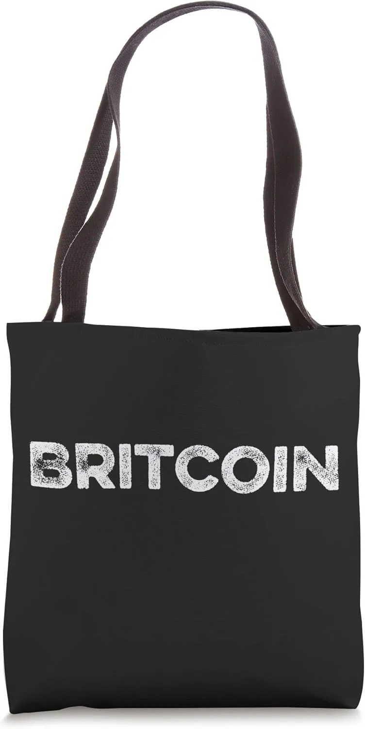 Britcoin Digital Currency Cryptocurrency Crypto Blockchain Tote Bag