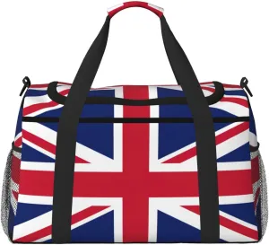 British flag print Personal Item Bag Large Duffel Bag Travel Bag Weekender Bag Gym Bag Tote Duffel bag