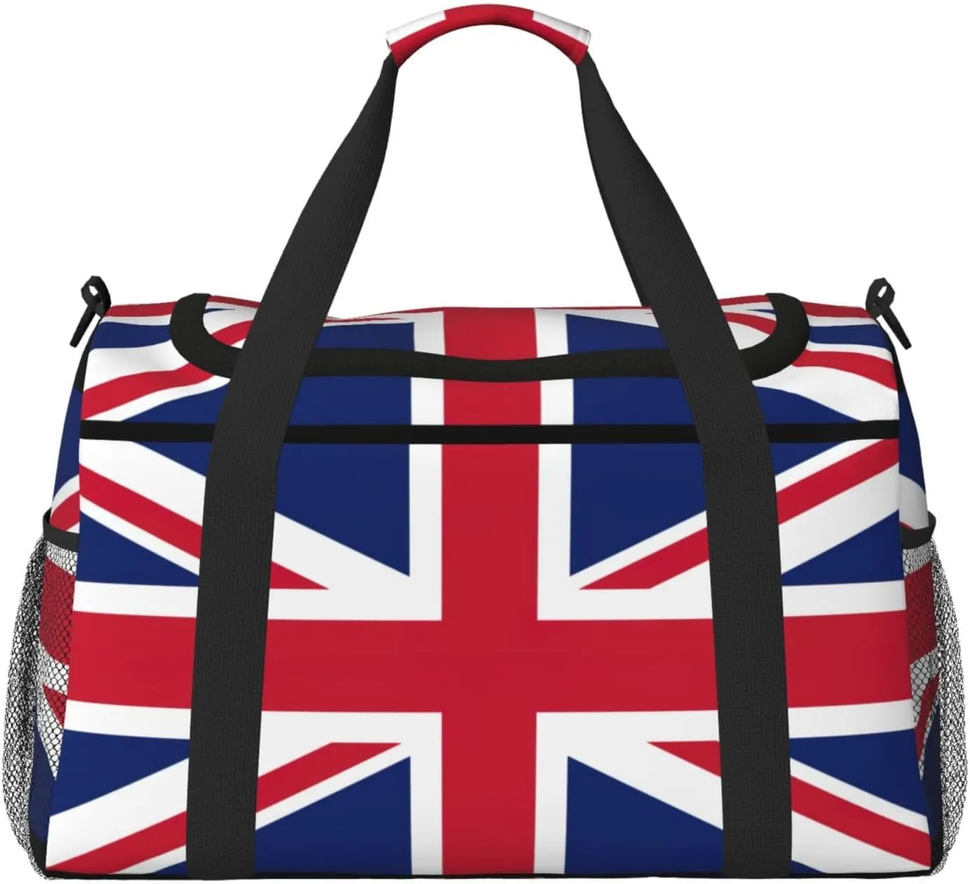 British flag print Personal Item Bag Large Duffel Bag Travel Bag Weekender Bag Gym Bag Tote Duffel bag