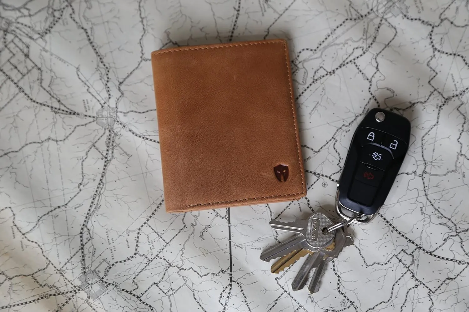 Bryker Hyde Slim Vertical Bifold RFID Blocking Full Grain Leather Wallet for Men, Front Pocket, Bill/Receipt pocket (Brown)
