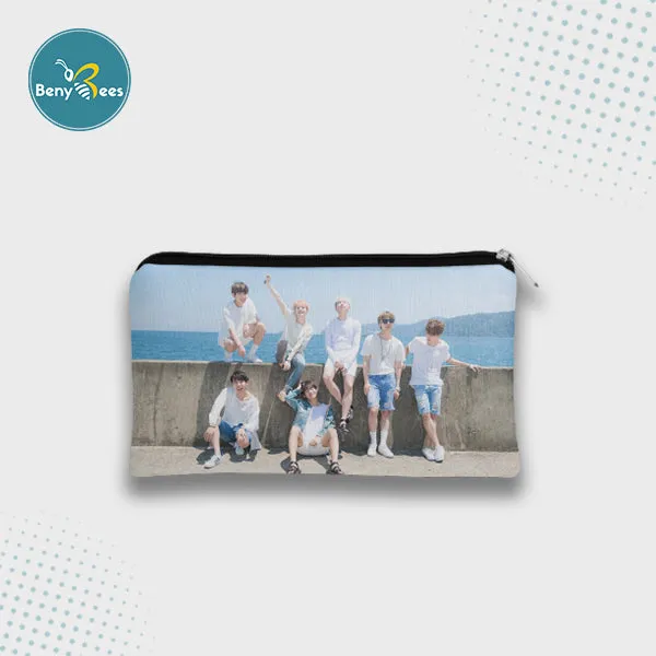 BTS Pencil / Pen Pouch (Digitally printed on Cloth)