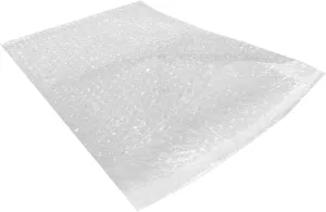 Bubble Out Bags 15" x 17.5" Clear Protective Wrap Cushioning Pouches Self Sealing Pack of 25