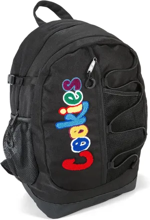 Bungee Smell Proof Backpack – Large Odorless Travel Backpack for Men & Women, Carry-On, Work, Stylish & Spacious Bag - Black