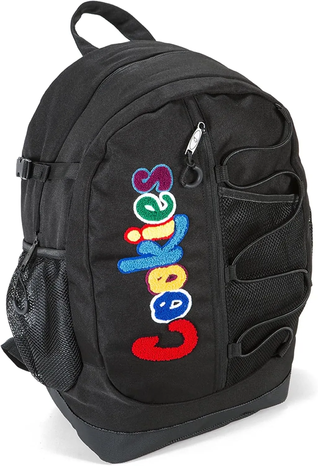 Bungee Smell Proof Backpack – Large Odorless Travel Backpack for Men & Women, Carry-On, Work, Stylish & Spacious Bag - Black