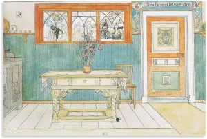 BUniq Carl Larsson - Matsalen Canvas Art Poster And Wall Art Picture Print Modern Family Bedroom Decor Posters 20x30inch(50x75cm)