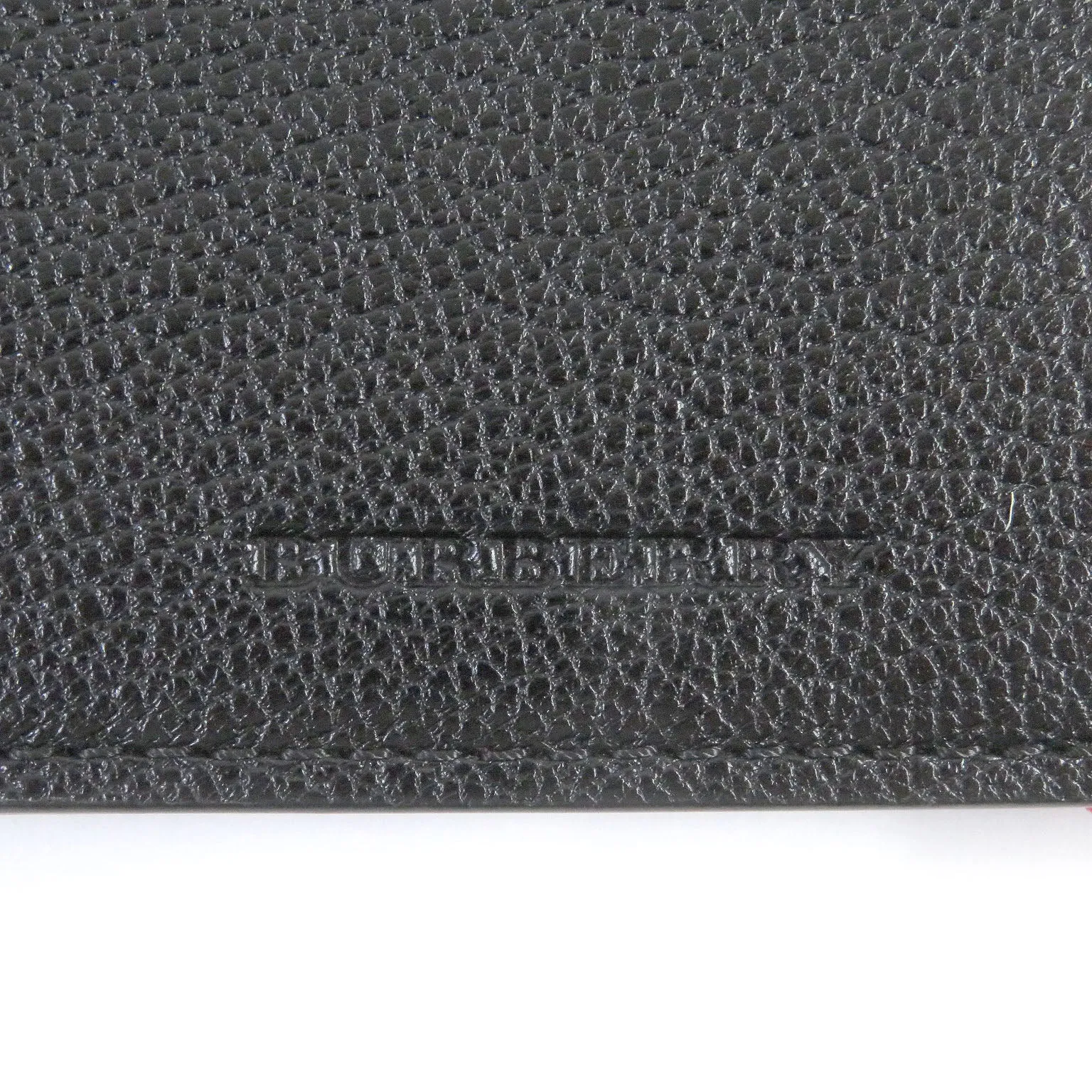 Burberry Icon Stripe Compact Wallet Goatskin