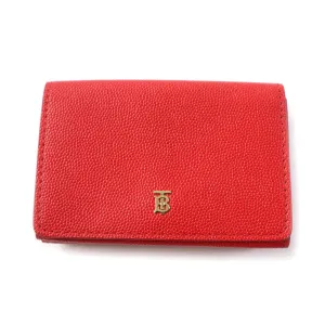 Burberry TB Logo Leather Compact Wallet