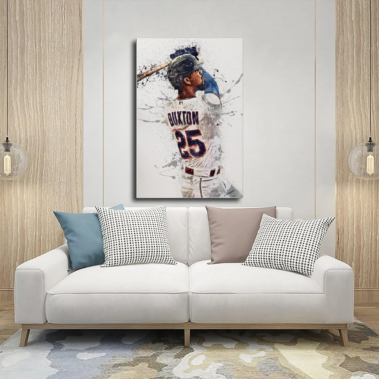 Byron Buxton Poster Baseball Canvas Poster Bedroom Decor Sports Landscape Office Room Decor Gift Unframe:12x18inch(30x45cm)