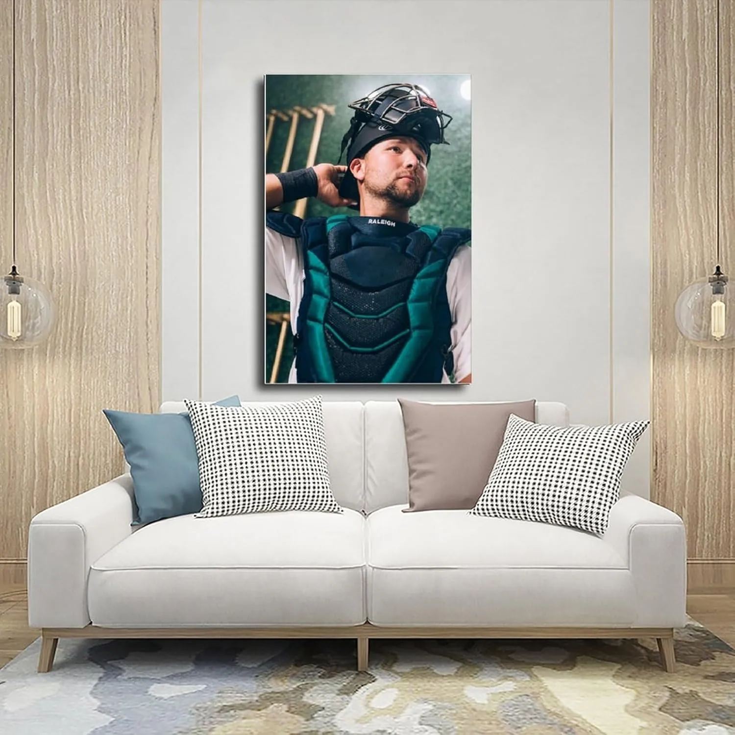 Cal Raleigh Baseball Playe3 Canvas Poster Bedroom Decor Sports Landscape Office Room Decor Gift Unframe: Unframe:12x18inch(30x45cm)