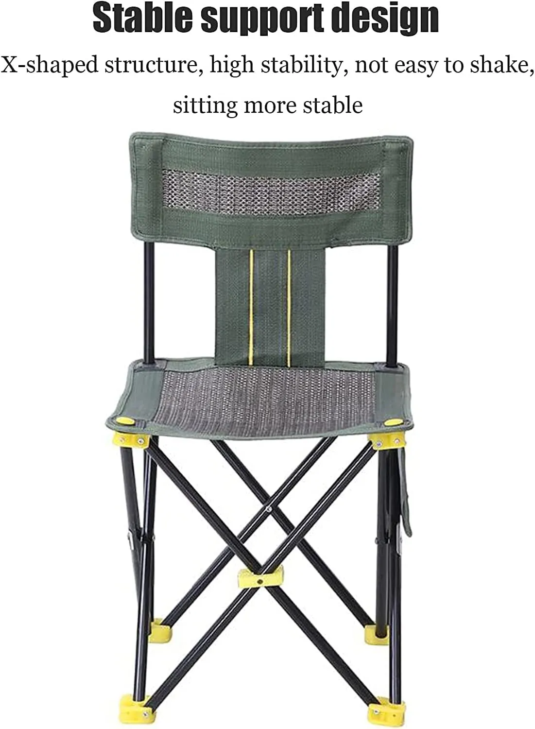 Camping Chair Fishing Chair Folding Chairs Camping Breathable Outdoor Mesh Chair Portable Beach Fishing Chair Folding Chair Stool With Side Pocket Portable Storage Lawn Chairs Outside ( Size : 33*33cm