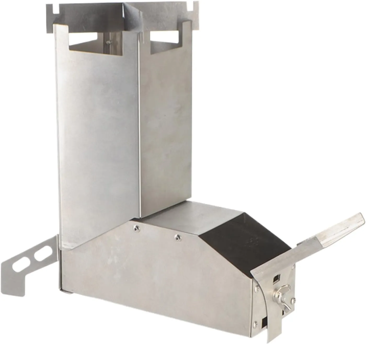 Camping Rocket Stove - Portable Wood Burning Camping Stove | Wood Burning Rocket Stove | Portable Stainless Steel Camp Heating Stove | Removable Charcoal Stoves with Carrying Bag for Outdoor Tents