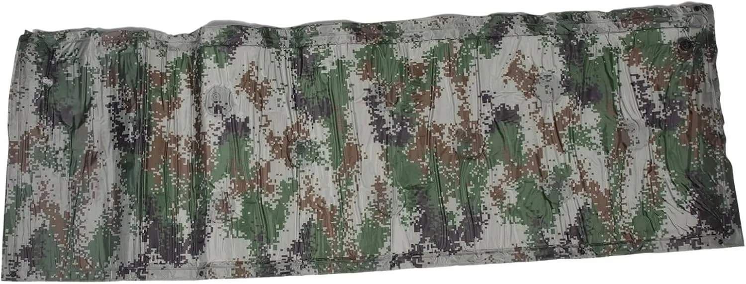 Camping Sleeping Pad Inflatable Long-Lasting Polyester PVC Easy to Store for Hiking Outdoor Activities