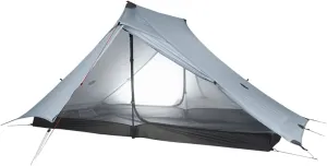 Camping Tents, 2 Person Outdoor Ultralight Camping Tent 3 Season Professional 20d Nylon Both Sides Silicon Tent (Color : Gray 3 Season)