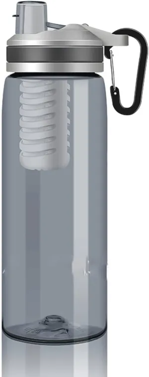 Camping Water Purifier,Does Not Contain Harmful Substances Such As BPA Water Bottle,Removable for Cleaning,for Hiking, Camping, Backpacking (Color : B)