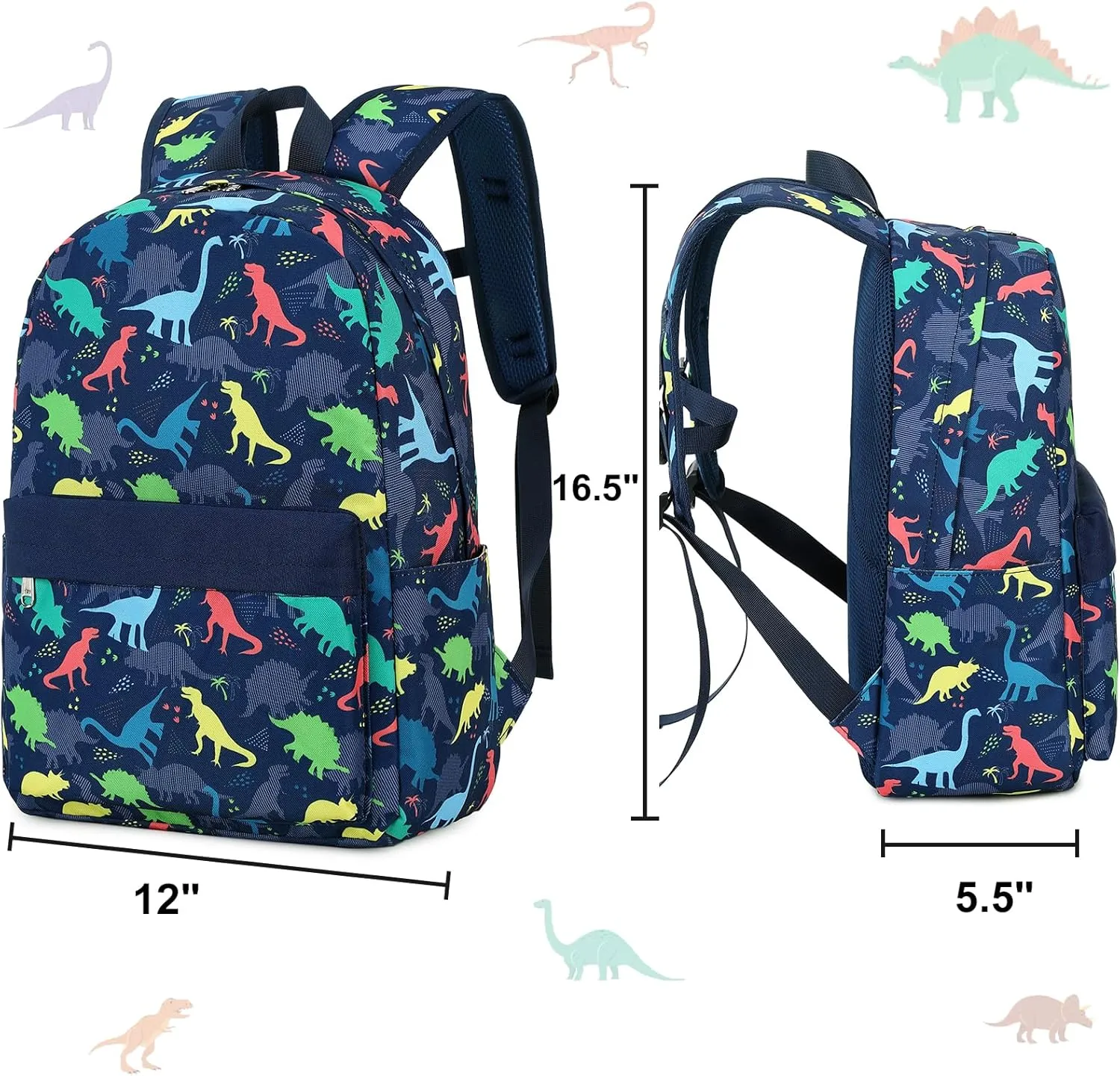 CAMTOP Backpack for Girls Boys Kids School Backpack with Lunch Box Preschool Kindergarten BookBag Set