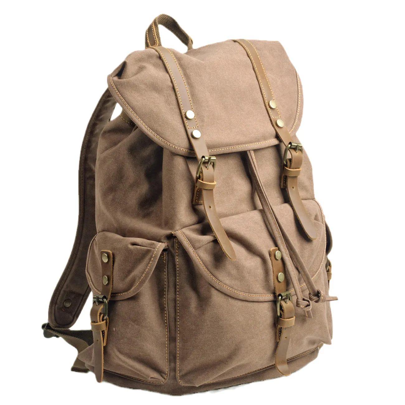 Canvas Backpack - ROCKY MOUNTAIN WANDERER