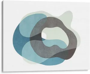 Canvas Lab Canvas Wall Art Decor Homage to Eames I by the Artist Rob Delamater – Size: 48 x 36 in - Art subject: Abstract