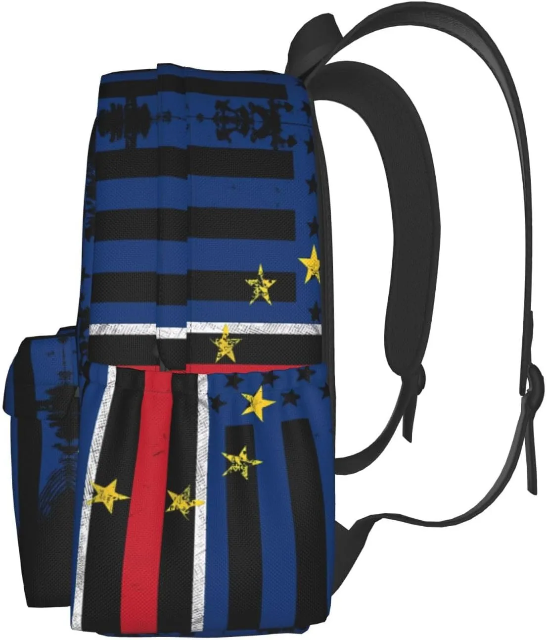 Cape Verdean American Flag Large Travel Backpack Casual Backpacks Laptop Daypack Working Rucksack Lightweight Back Pack Sports Bag with Adjustable Shoulder Strap