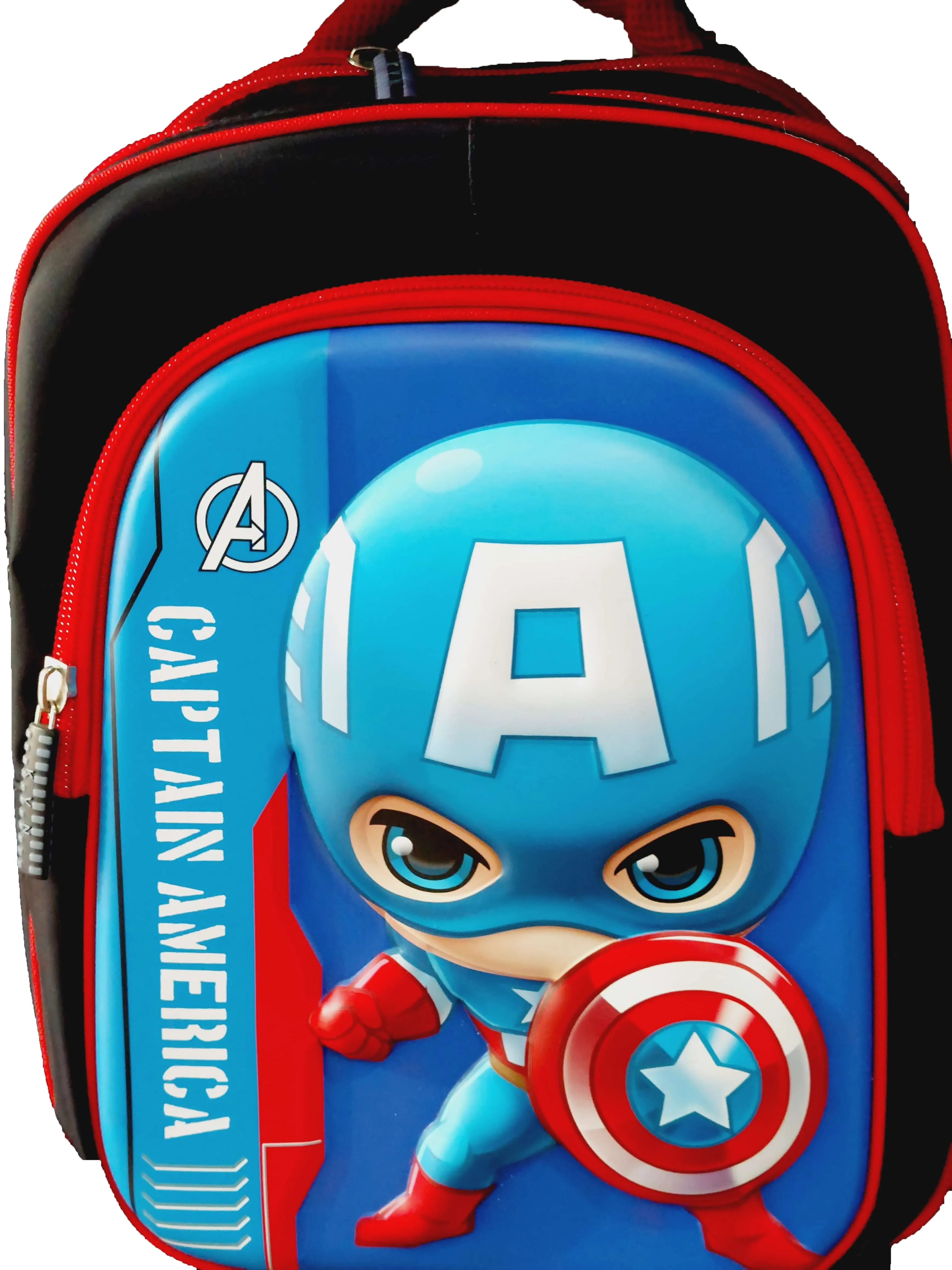 Capitan America Themed Backpack For Boys - Superhero Waterproof Bag For Kids Preschooler