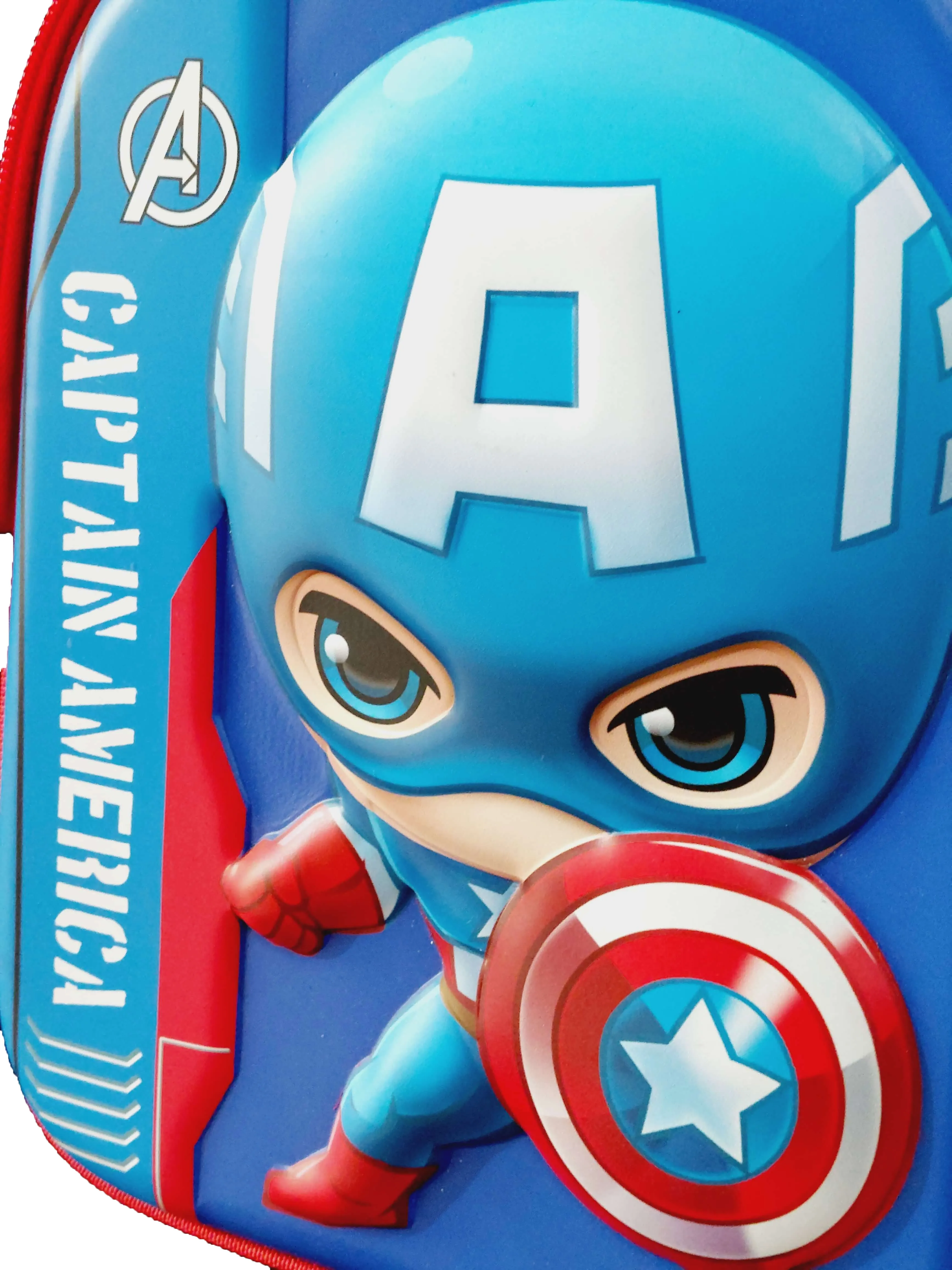 Capitan America Themed Backpack For Boys - Superhero Waterproof Bag For Kids Preschooler