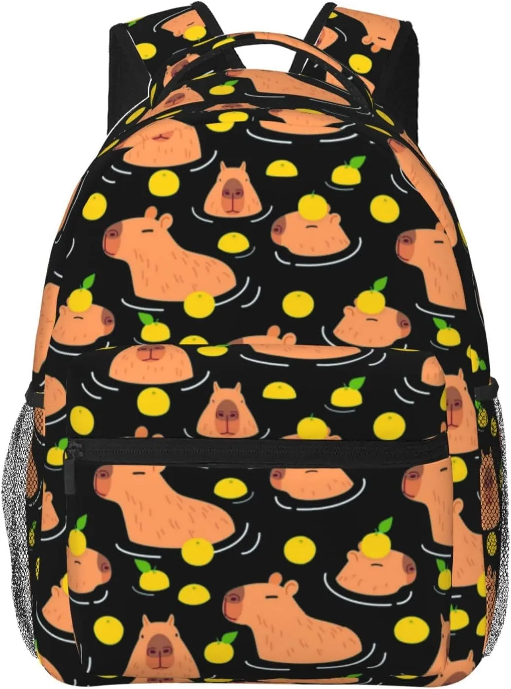 capybara backpack,capybara stuff,capybara accessories,capybara gifts,capybara supplies,cute backpack,backpack for women,backpack for men,11.4 * 7.8 * 15.7 inches,04