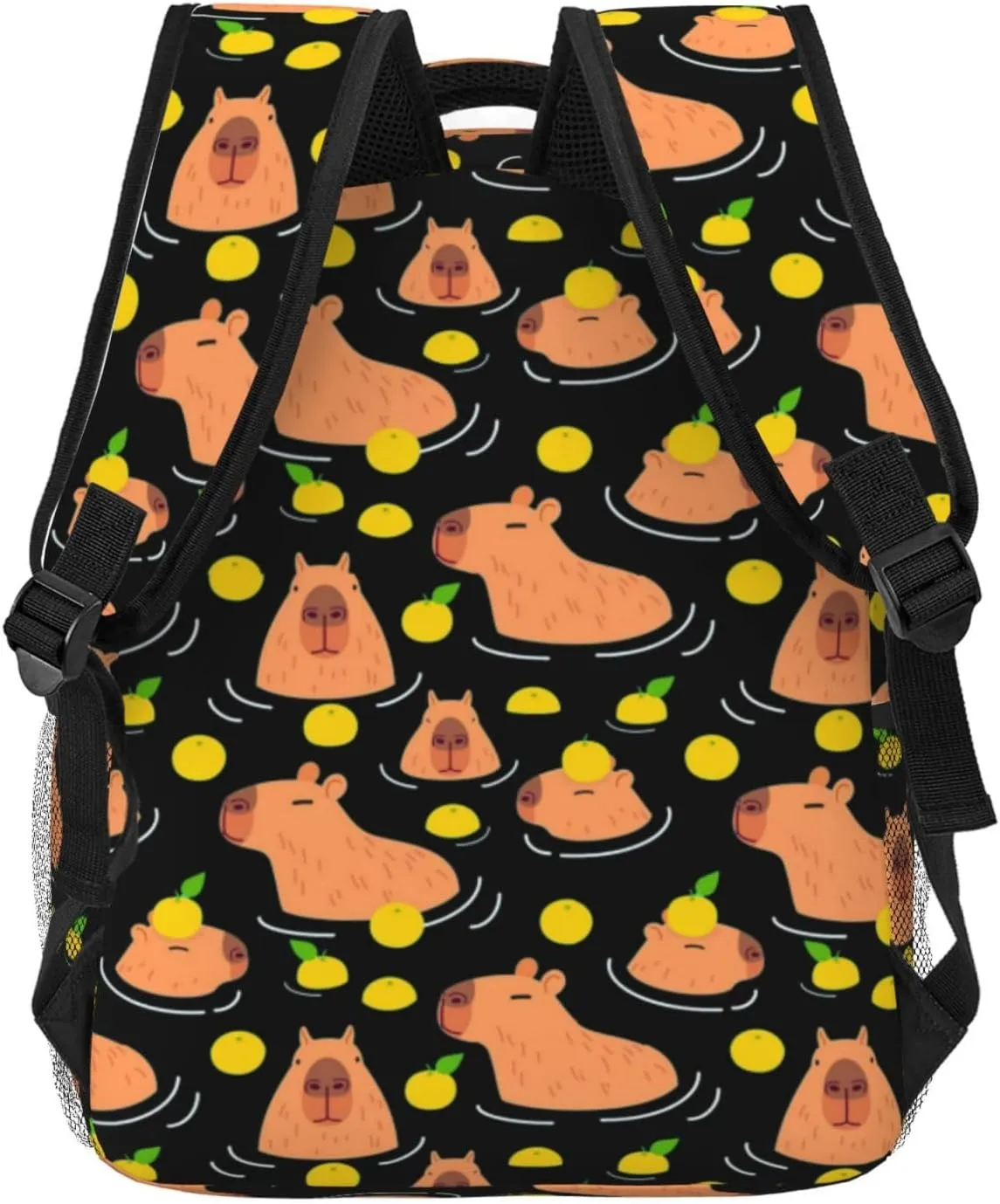 capybara backpack,capybara stuff,capybara accessories,capybara gifts,capybara supplies,cute backpack,backpack for women,backpack for men,11.4 * 7.8 * 15.7 inches,04