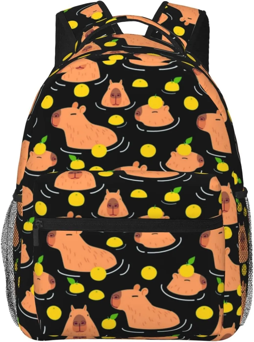 capybara backpack,capybara stuff,capybara accessories,capybara gifts,capybara supplies,cute backpack,backpack for women,backpack for men,11.4 * 7.8 * 15.7 inches,04